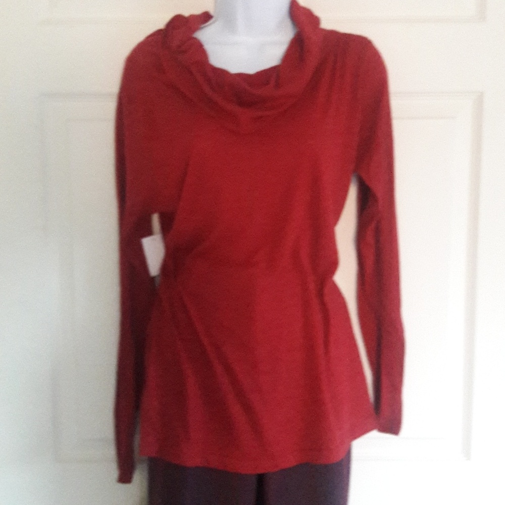 NWT Cowl Neck Sweater Vine Color Top